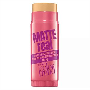 BASE EM BASTÃO MATTE REAL 140Q COLOR TREND AVON