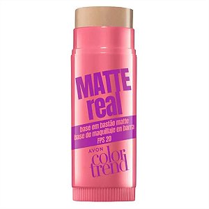 BASE EM BASTÃO MATTE REAL 220NQ COLOR TREND AVON