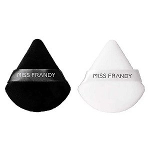 KIT 2 ESPONJAS TRIÂNGULO PARA PÓ E23-0418 MISS FRANDY
