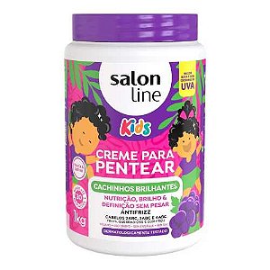CREME DE PENTEAR CACHINHOS BRILHANTES KIDS 1KG 32446 SALON LINE