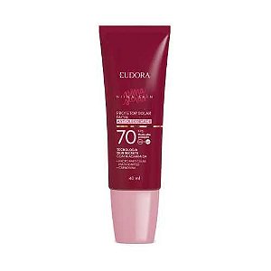 PROTETOR SOLAR FACIAL ANTIOLEOSIDADE FPS70 40ML NIINA SKIN EUDORA
