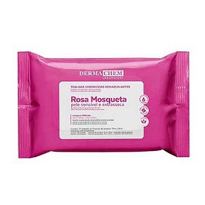LENÇO DEMAQUILANTE ROSA MOSQUETA DERMACHEM