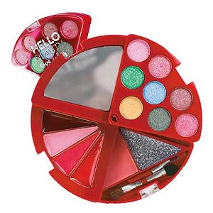 KIT MAQUIAGEM PIZZA HB-611 HELLO BEAUTY