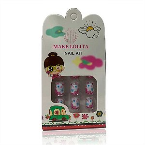 UNHAS POSTIÇAS INFANTIS ML122 MAKE LOLITA