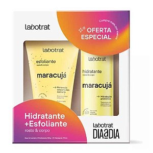 KIT PRESENTE DIA A DIA HIDRATANTE + ESFOLIANTE MARACUJÁ LABOTRAT