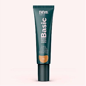 BASE LÍQUIDA MATTE BASIC COR 5 NINA MAKEUP