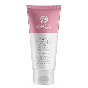 PROTETOR SOLAR FACIAL CLAREADOR 60G FPS 70 ANASOL