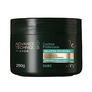 GELATINA FIXADORA CACHOS PODEROSOS ADVANCE TECHNIQUES 250G AVON