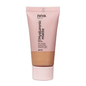 BASE LÍQUIDA HYALURONIC MATTE COR 5 NINA MAKEUP