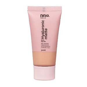 BASE LÍQUIDA HYALURONIC MATTE COR 2 NINA MAKEUP