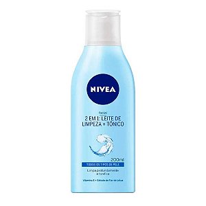 LEITE DE LIMPEZA 2 EM 1 + TÔNICO 200ML NIVEA