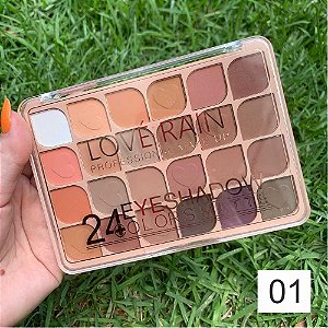PALETA DE SOMBRAS 24 CORES MATTE LR5205