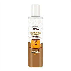 HIDRATANTE CORPORAL DOCE INFÂNCIA PUDIM DE DOCE DE LEITE 180G ABELHA RAINHA