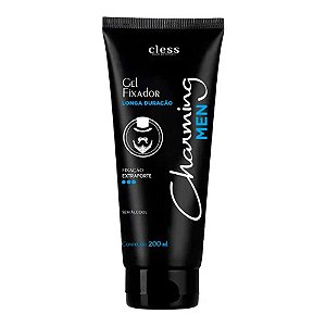 GEL FIXADOR CHARMING SPECIAL BLACK EXTRA FORTE 200G CLESS