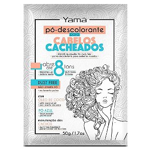 PÓ DESCOLORANTE PARA CABELOS CACHEADOS 50G YAMÁ