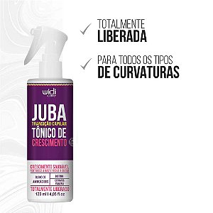 TÔNICO DE CRESCIMENTO TRANSIÇÃO CAPILAR JUBA 120ML WIDI CARE