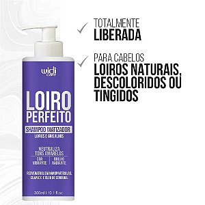 SHAMPOO MATIZADOR LOIRO PERFEITO 300ML 3675 WIDI CARE