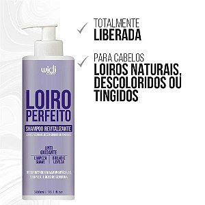 SHAMPOO REVITALIZADOR LOIRO PERFEITO 300ML 3682 WIDI CARE