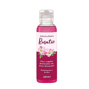 ROSATIV ÓLEO CAPILAR FINALIZADOR DE ROSA MOSQUETA 60ML ABELHA RAINHA