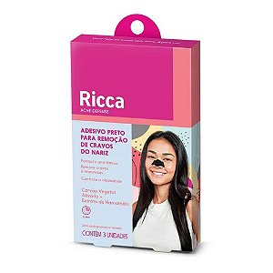 ADESIVO PRETO PARA REMOÇÃO DE CRAVOS 3746 RICCA