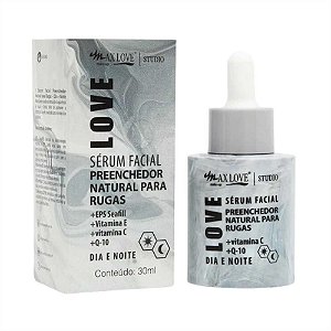 SÉRUM FACIAL PREENCHEDOR DE RUGAS 30ML MAX LOVE