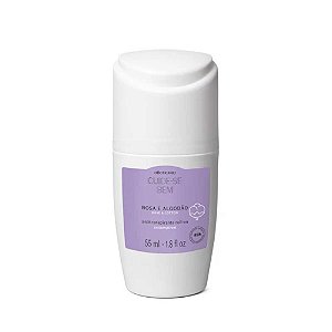 DESODORANTE ANTITRANSPIRANTE ROLL-ON ROSA E ALGODÃO 55ML OBOTICÁRIO