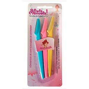 KIT 3 NAVALHAS QBM923 QBELA MANUELA