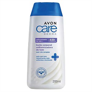 LOÇÃO CORPORAL AVON CARE DERMA UNIFORMIZADOR DE TOM+ 200ML