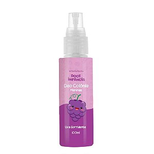 DEOCOLÔNIA DOCE INFÂNCIA MENINAS UVA SORRIDENTE 100ML ABELHA RAINHA