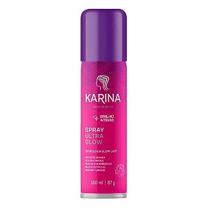 HAIR SPRAY ULTRA GLOW BRILHO INTENSO 150ML KARINA