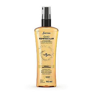ÓLEO ESPETACULAR FINALIZADOR CAPILAR BRILHO INSTANTÂNEO 90ML FARMAX