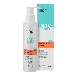 GEL DE LIMPEZA SUAVE HIDRA YOUNG 160ML KISS NEW YORK