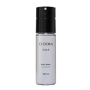 BODY SPRAY DESODORANTE CLUB 6 100ML EUDORA