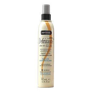 SPRAY DEFRIZANTE TERMOPROTETOR ÓLEO DE ARGAN 140ML SOFTHAIR