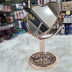 ESPELHO DE MESA CORAÇÃO FA594 DOURADO