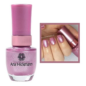 ESMALTE METÁLICO ROSA ROSE ANA HICKMANN