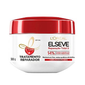 MÁSCARA DE TRATAMENTO REPARADOR REPARAÇÃO TOTAL 5 300G ELSEVE L'ORÉAL