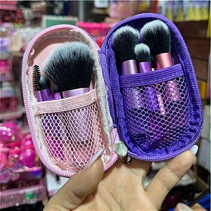 KIT 10 PINCÉIS COM BOLSINHA