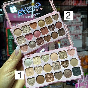 PALETA DE SOMBRAS HEART COR 01 AMOR ANJO