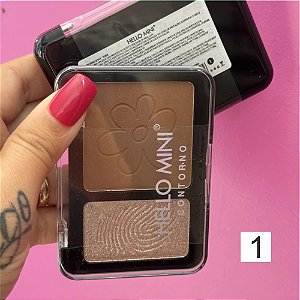 PALETA DE CONTORNO 2 EM 1 COR 01 HELLO MINI
