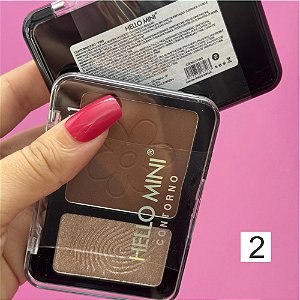 PALETA DE CONTORNO 2 EM 1 COR 02 HELLO MINI