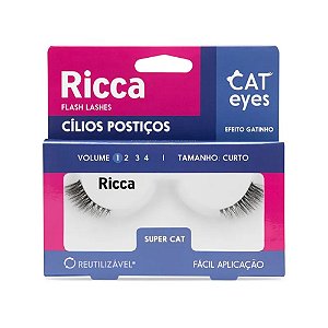 CÍLIOS POSTIÇOS 1 PAR CAT EYES 2705 RICCA