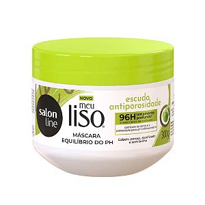 MÁSCARA CAPILAR ESCUDO ANTIPORODIDADE MEU LISO 300G 32610 SALON LINE