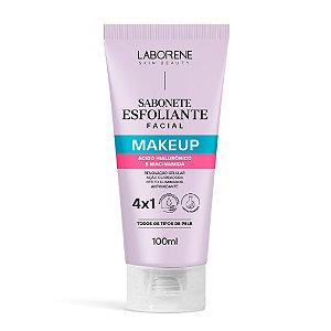 SABONETE ESFOLIANTE FACIAL MAKEUP 4X1 100ML LABORENE