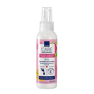 SPRAY REFRESCANTE PARA OS PÉS 3 EM 1 FOOT WORKS 100ML AVON