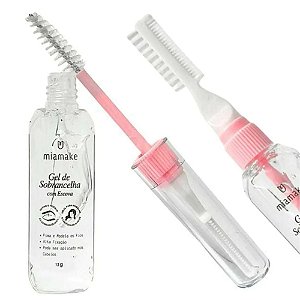 GEL PARA SOBRANCELHAS COM ESCOVA MIAMAKE