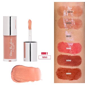 GLOSS LABIAL SHINE LIKE HB-L6408-1 RUBY ROSE BLOW