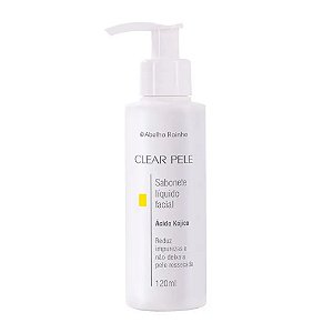 SABONETE LÍQUIDO FACIAL CLEAR PELE 3168 120ML ABELHA RAINHA