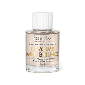 ÓLEO CAPILAR DEVOLVE MEU BRILHO 7ML FOREVER LISS