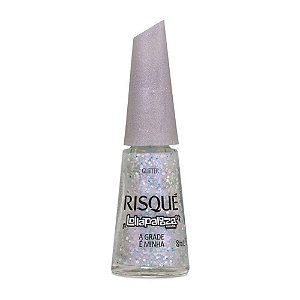 ESMALTE GLITTER LOLLAPALOOZA A GRADE É MINHA RISQUÉ